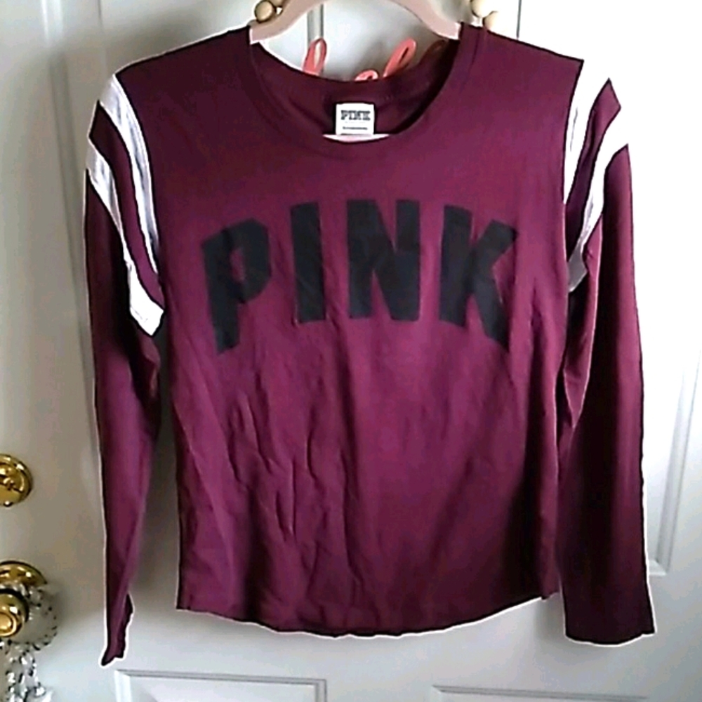 Pink long sleeve tee